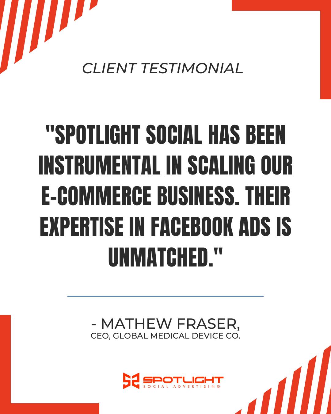 Spotlight Social Advertising Facebook ad: Anyone can run Facebook ads.