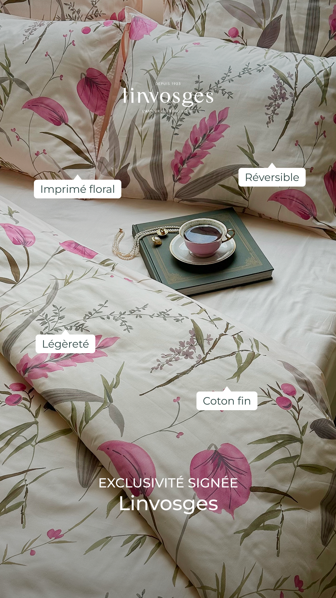 Linvosges L'amour du beau linge Facebook ad