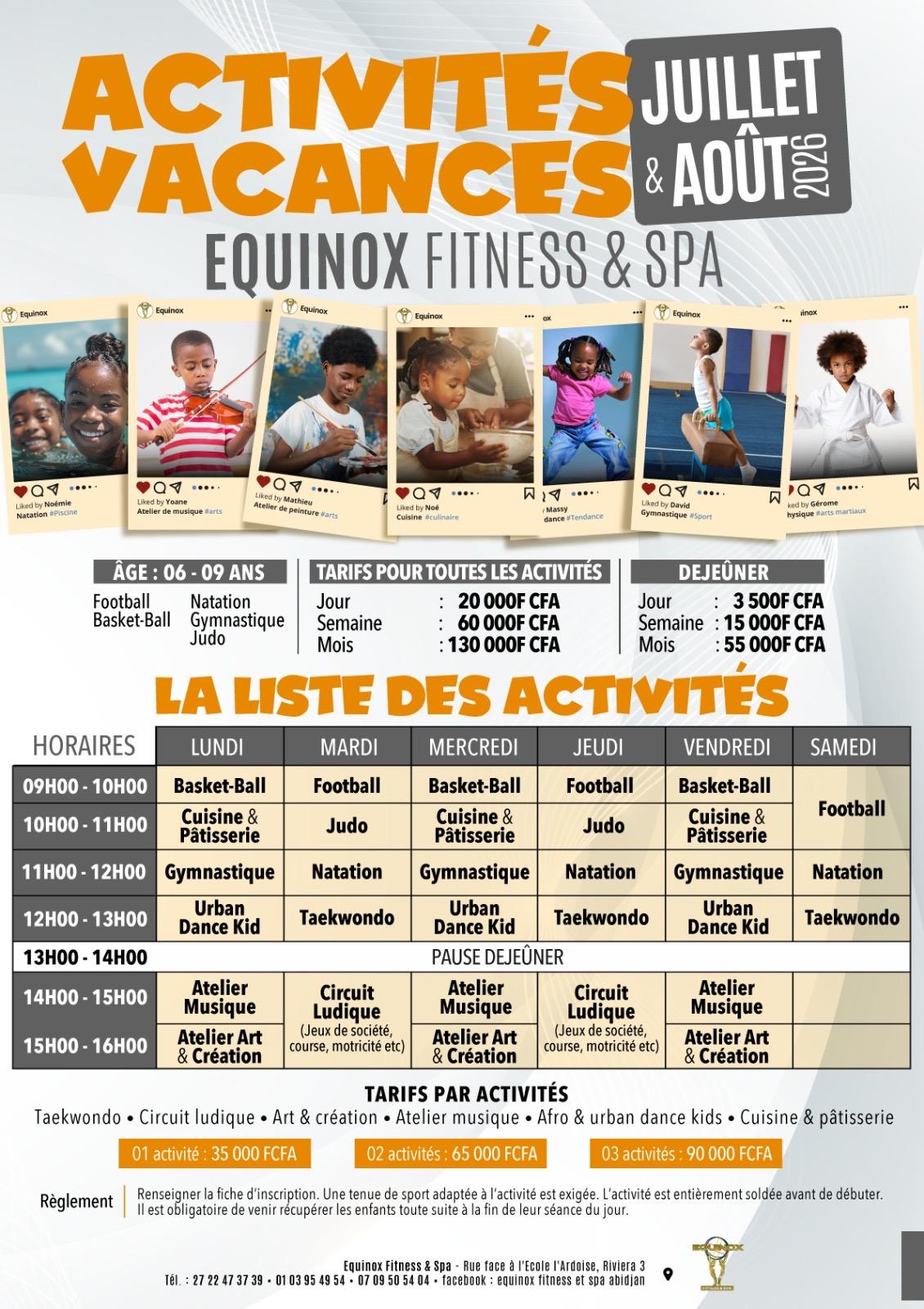 Equinox fitness et spa Abidjan Facebook ad: ππππππππΜπ ππππππππ ππππ: πππβ¦