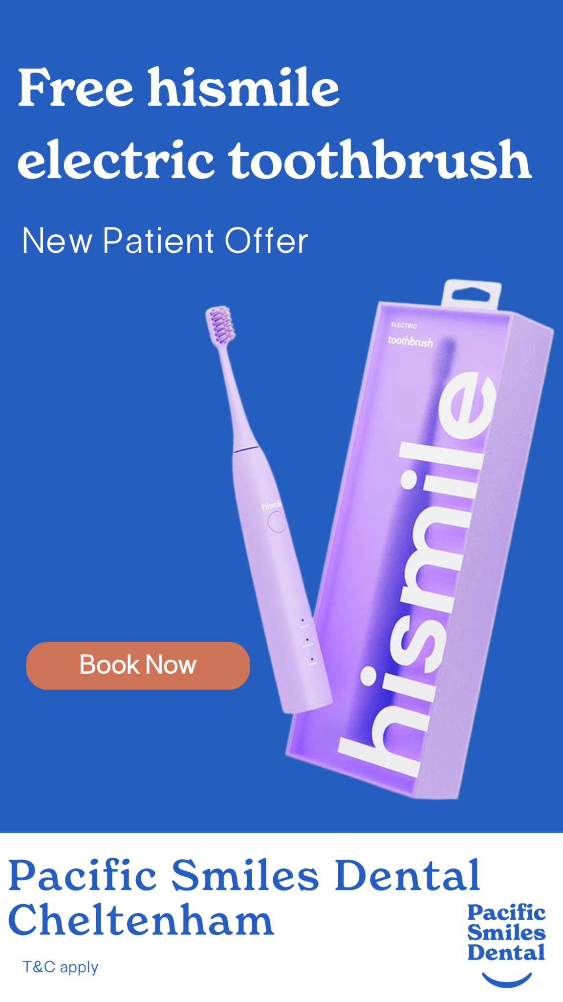 Pacific Smiles Dental Facebook ad from Feb 23, 2026