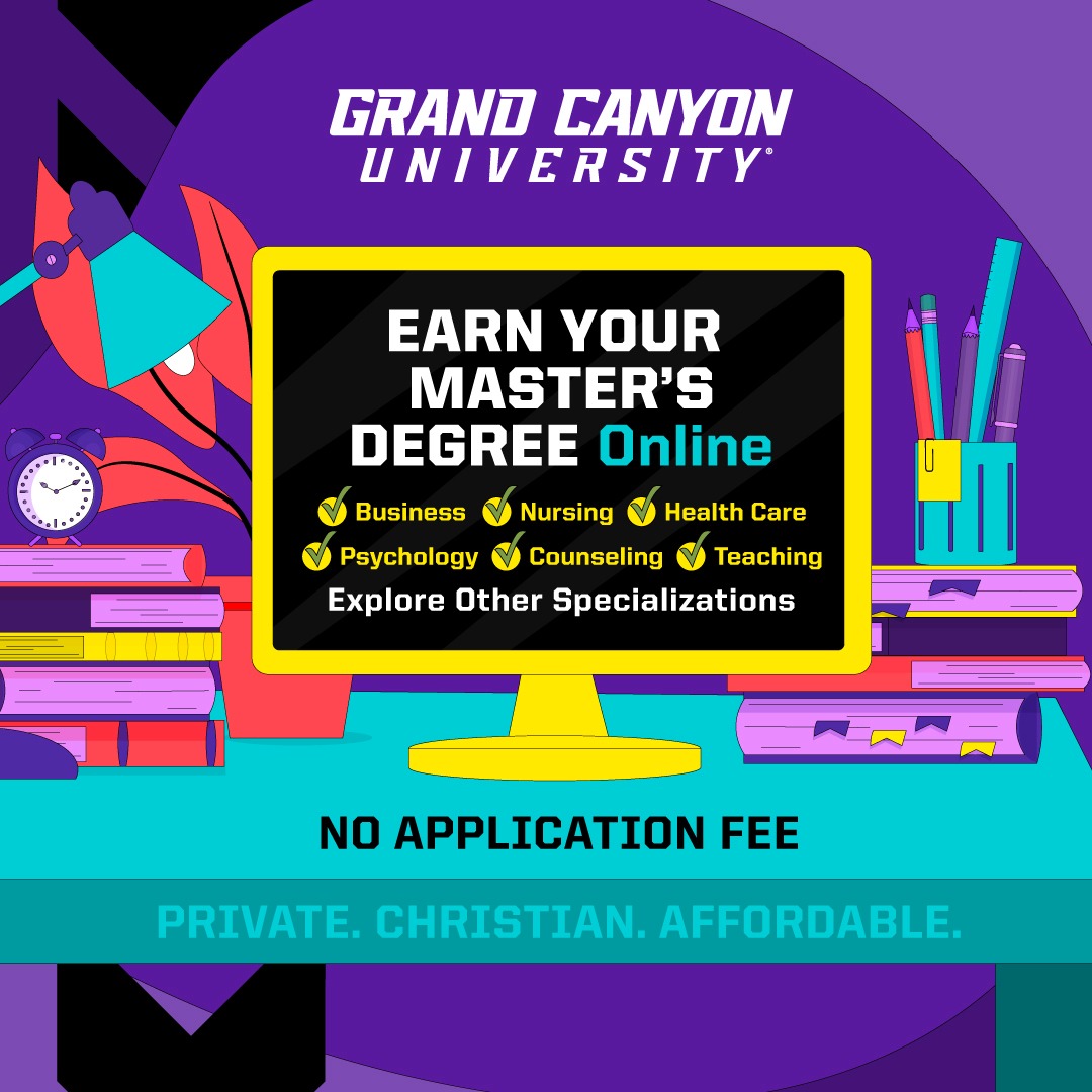 Grand Canyon University Facebook ad