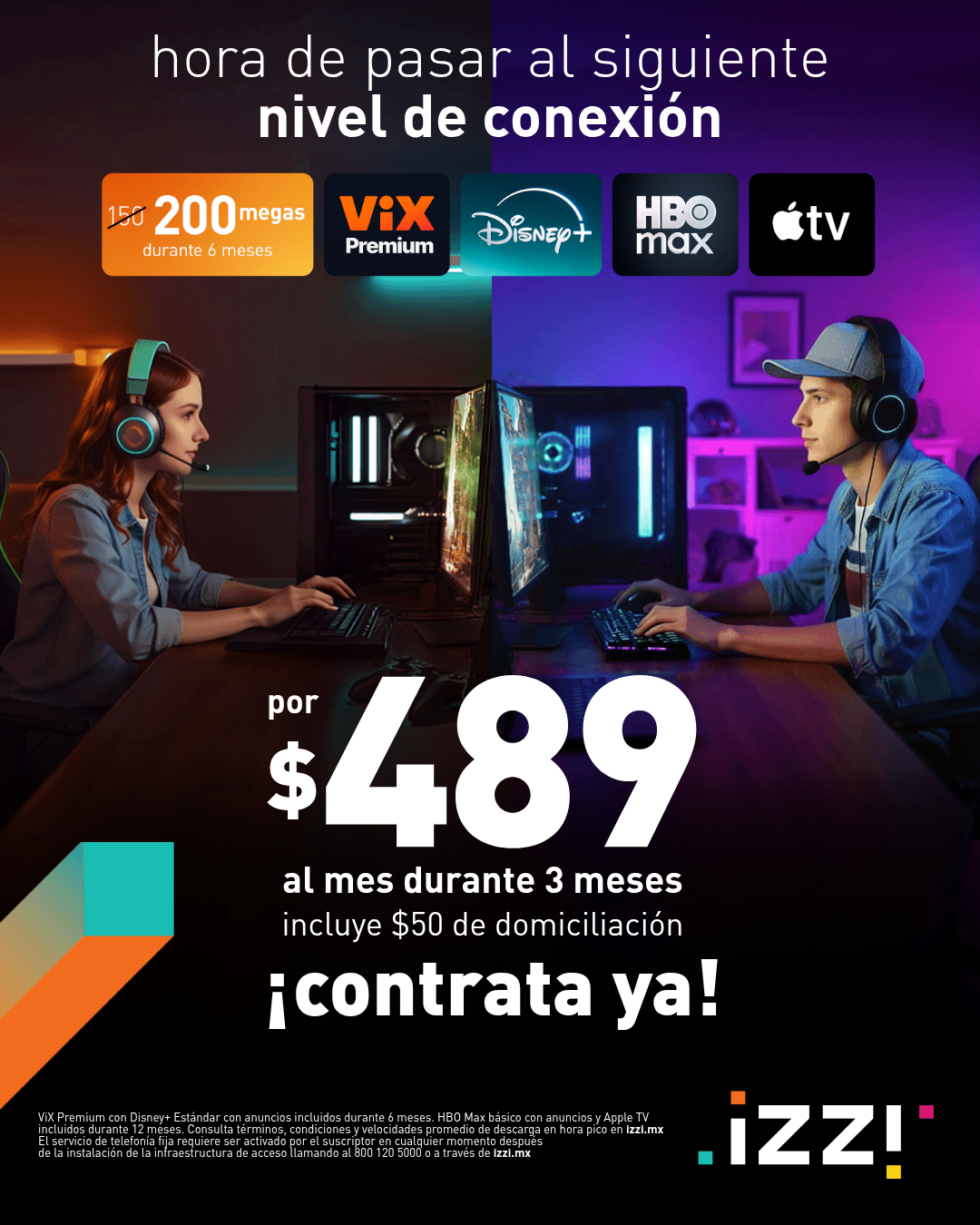 izzi telecom Facebook ad
