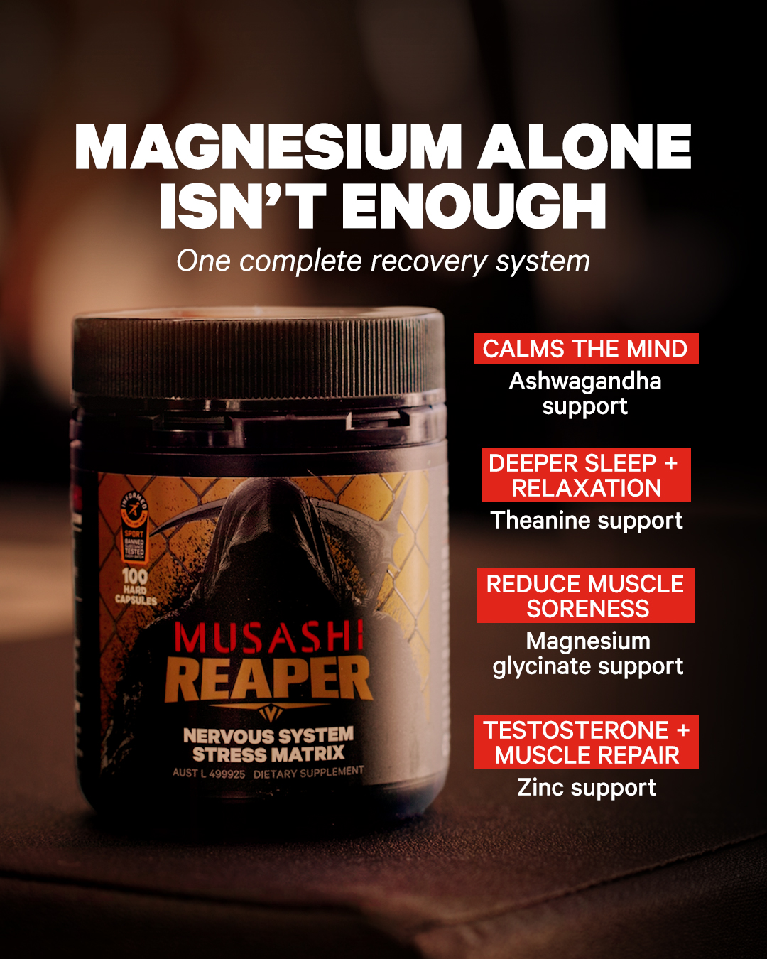 Musashi Nutrition Facebook ad