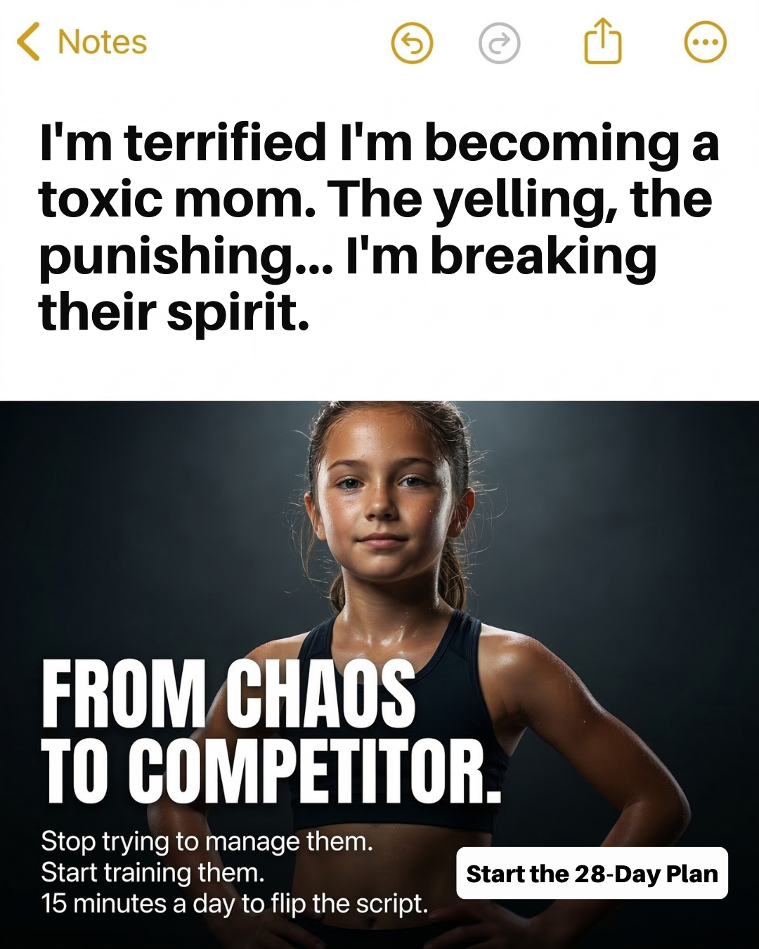 Parenting Leader Facebook ad