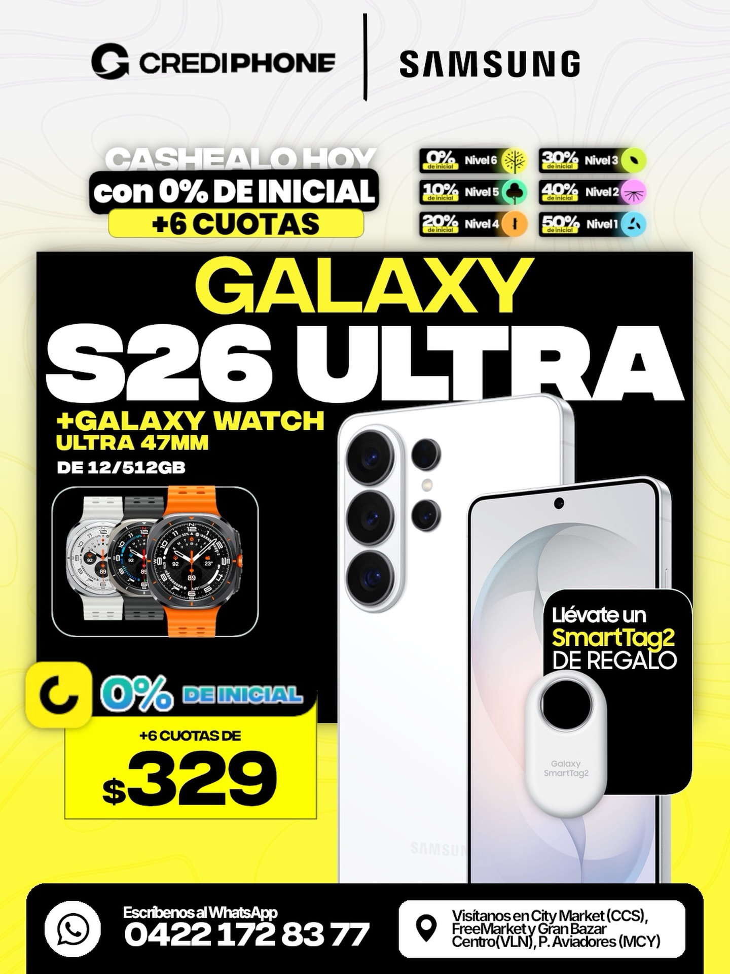 Crediphone Facebook ad: ¡Lleva tu almacenamiento al siguiente nivel con Crediphone!