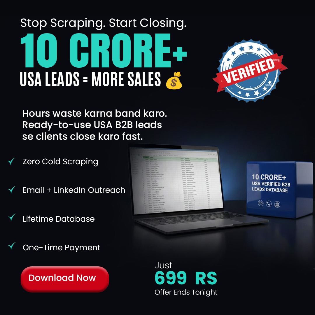 Hive Pluse Marketing Facebook ad: Your US Clients Are Here, 10CR+ Leads @ Rs. 699