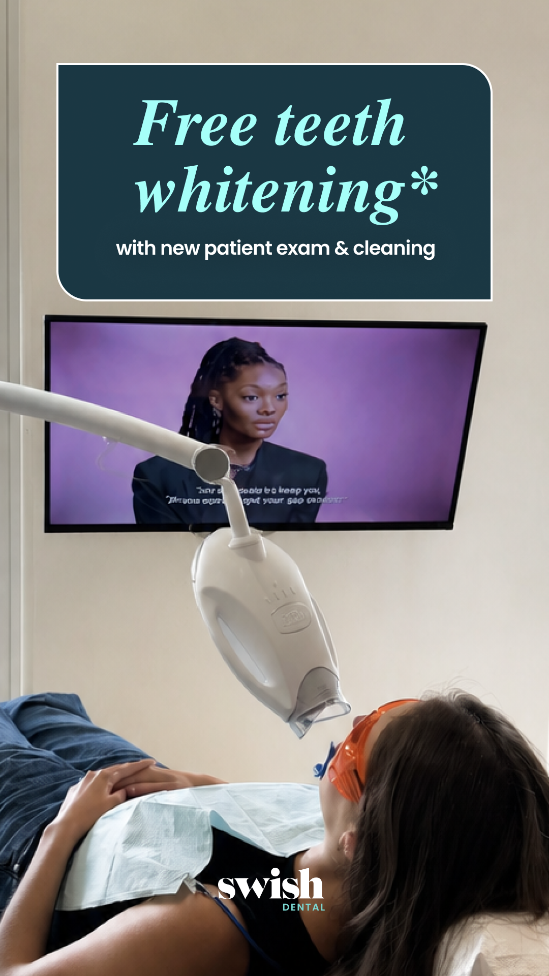 Swish Dental Facebook ad from May 25, 2026