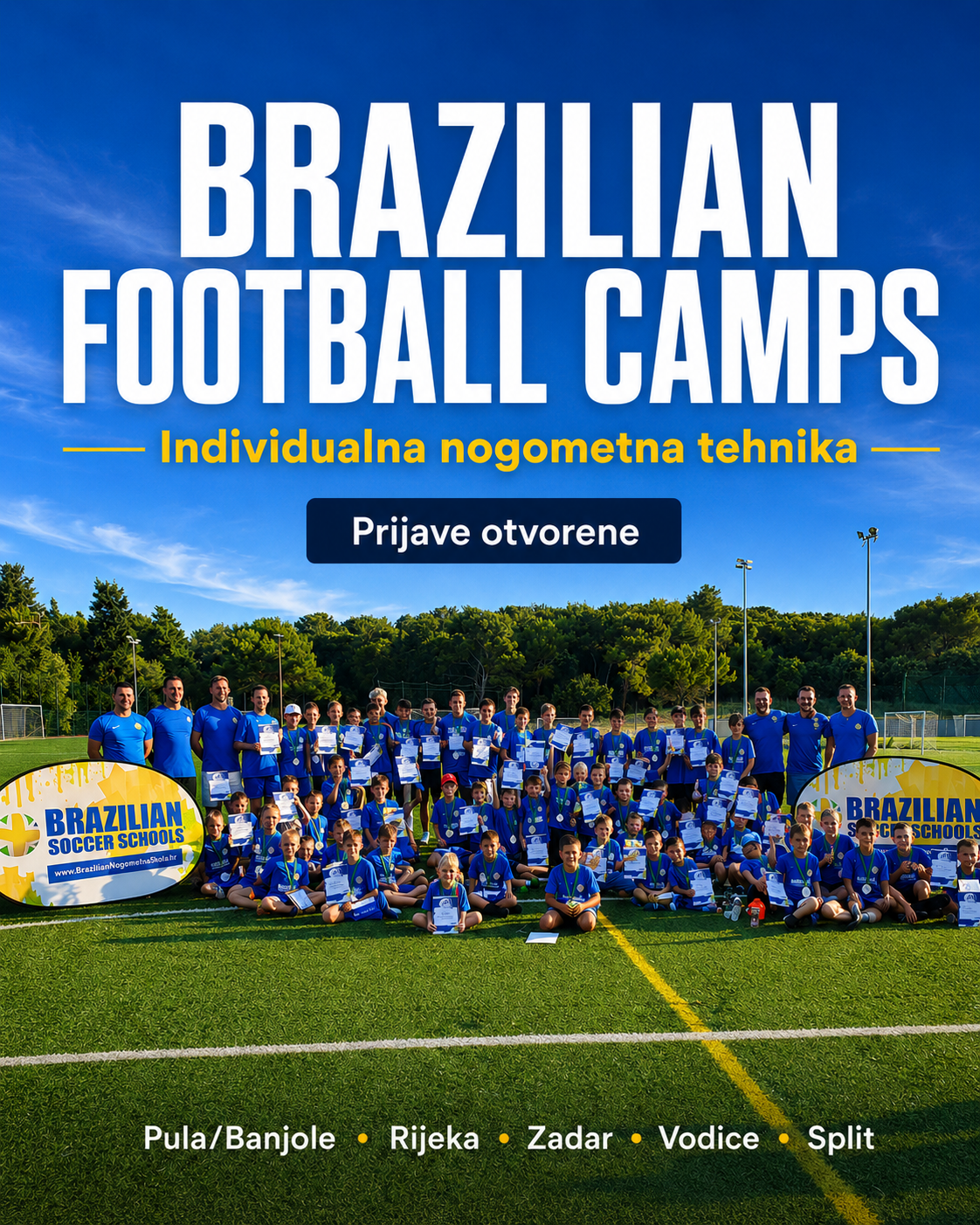 Brazilian Football Camps - Croatia Facebook ad: OVO NIJE NOGOMETNI KAMP KOJI SE OSLANJA NA…