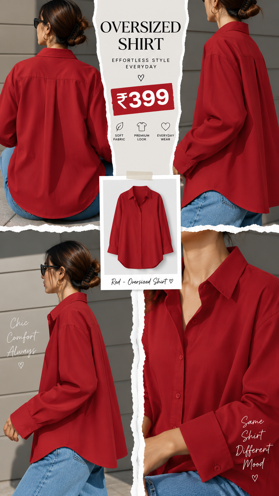 Urbunx Facebook ad: Shirts Starting at ₹399