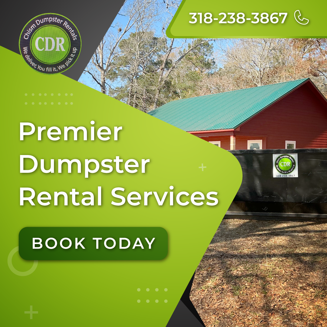 Chism Dumpster Rentals Facebook ad from Jul 21, 2026