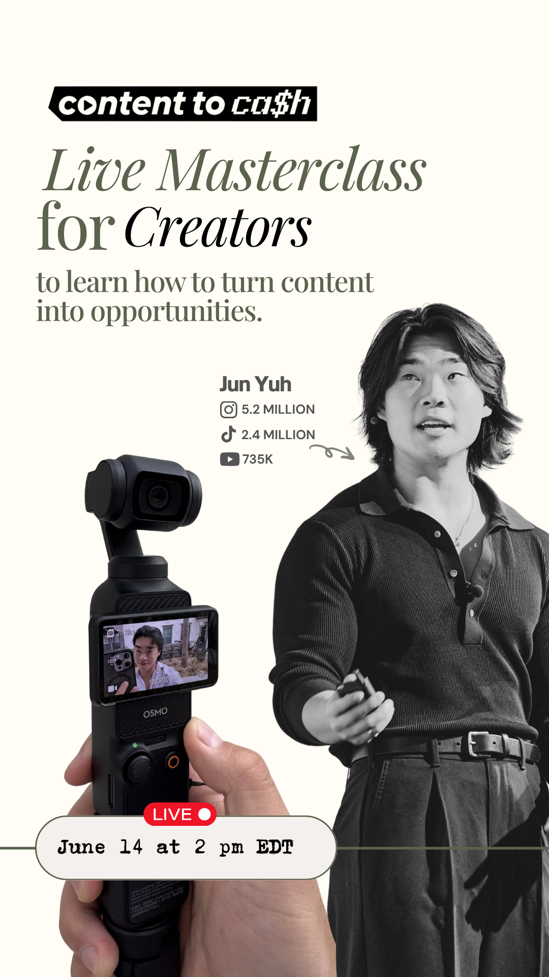 Jun Yuh Facebook ad