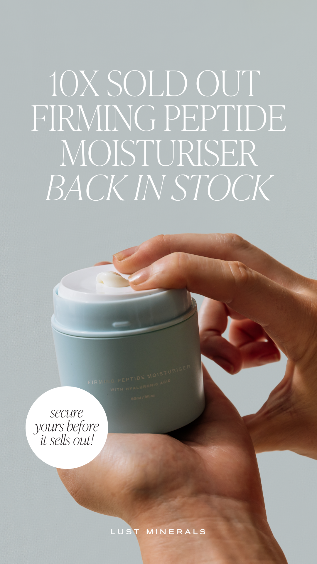 Lust Minerals Facebook ad