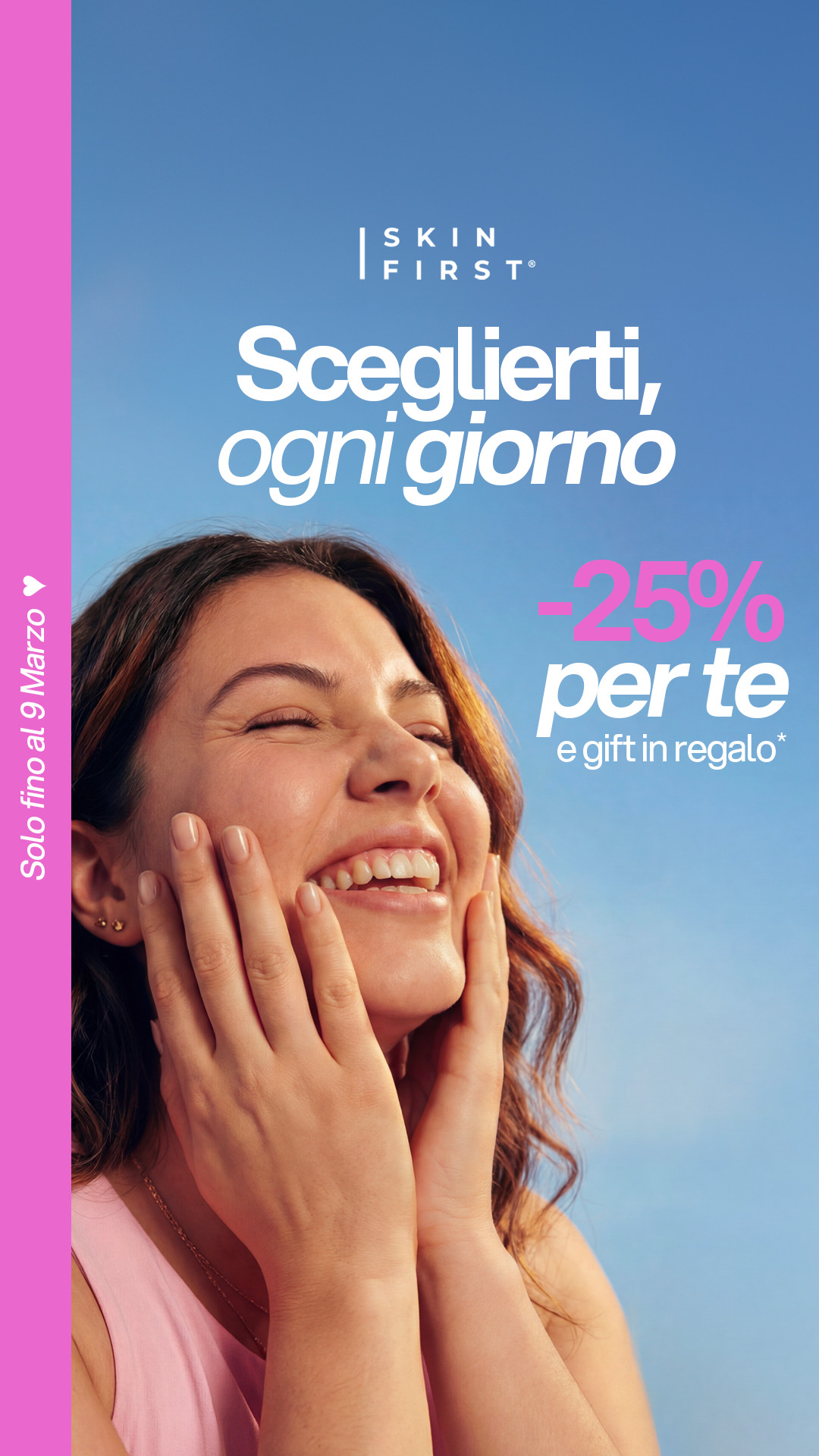 SKIN FIRST Facebook ad