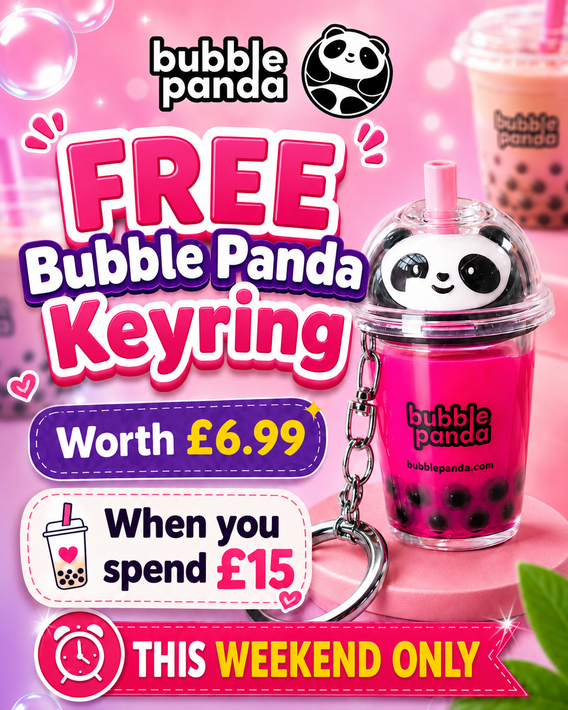 Bubble Panda Facebook ad