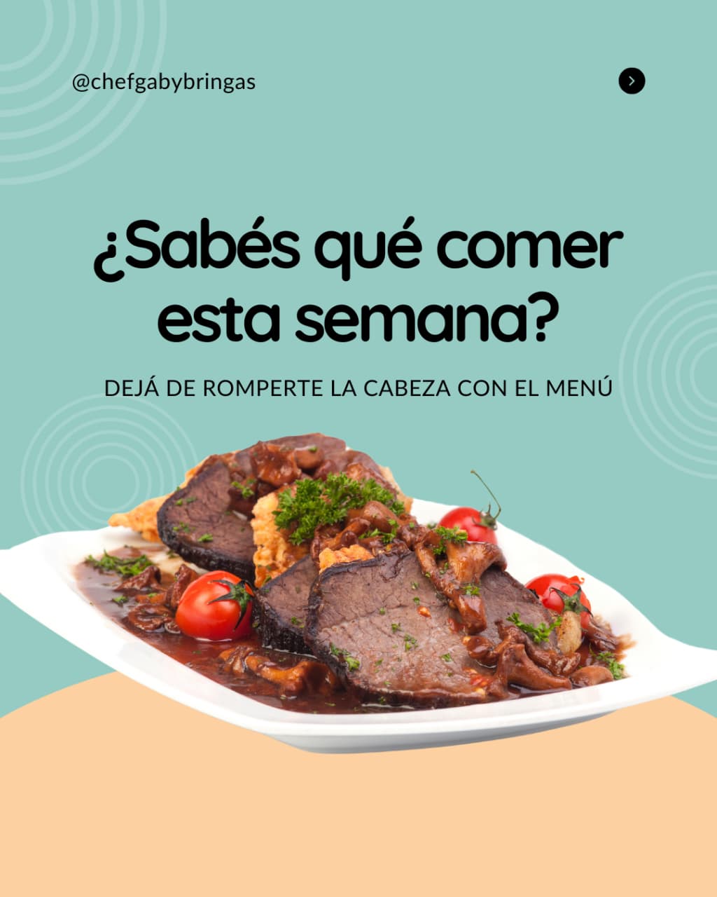 Chef Gaby Bringas Facebook ad: Viandas saludables, vegetarianas, veganas,sin gluten y…