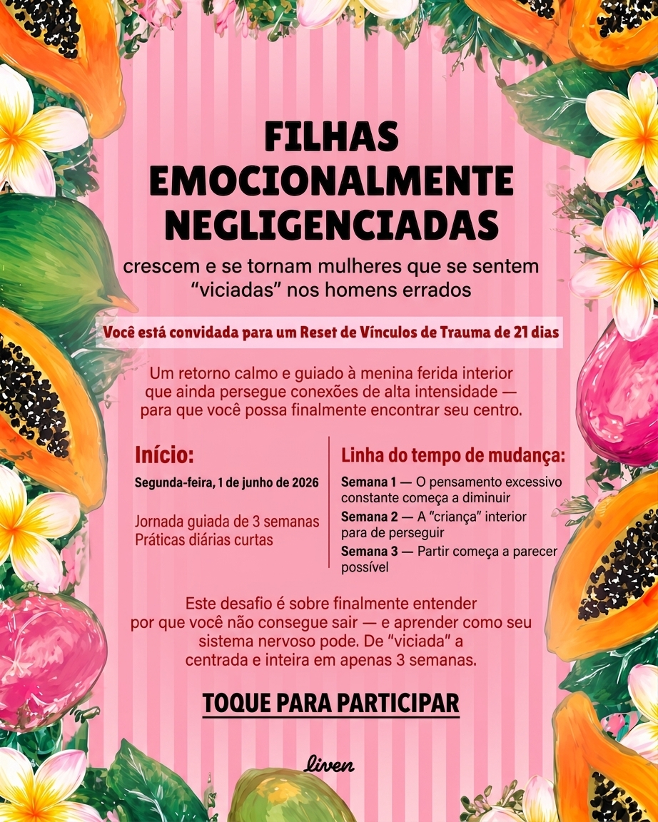 Liven: Comunidade de Autoconhecimento Facebook ad: Teste de Trauma de Infância