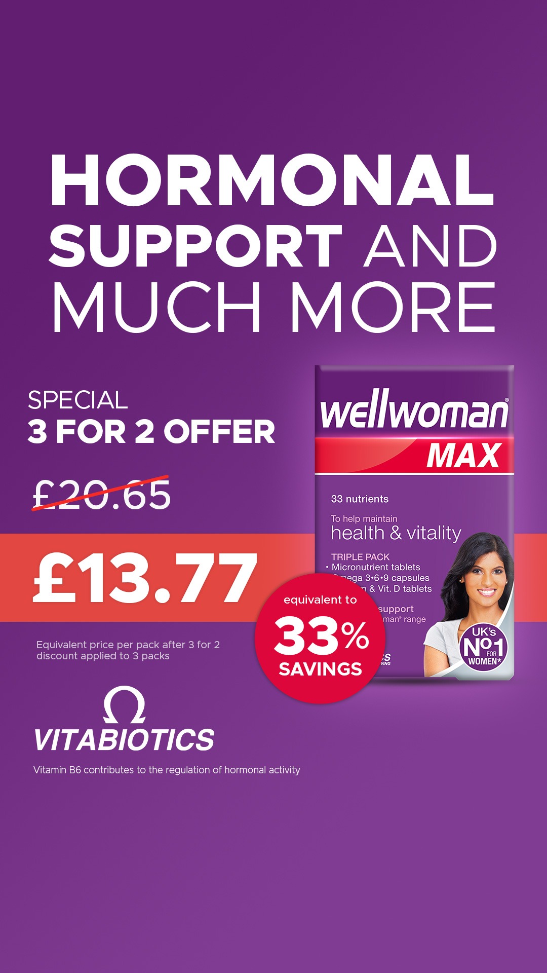 Vitabiotics Facebook ad