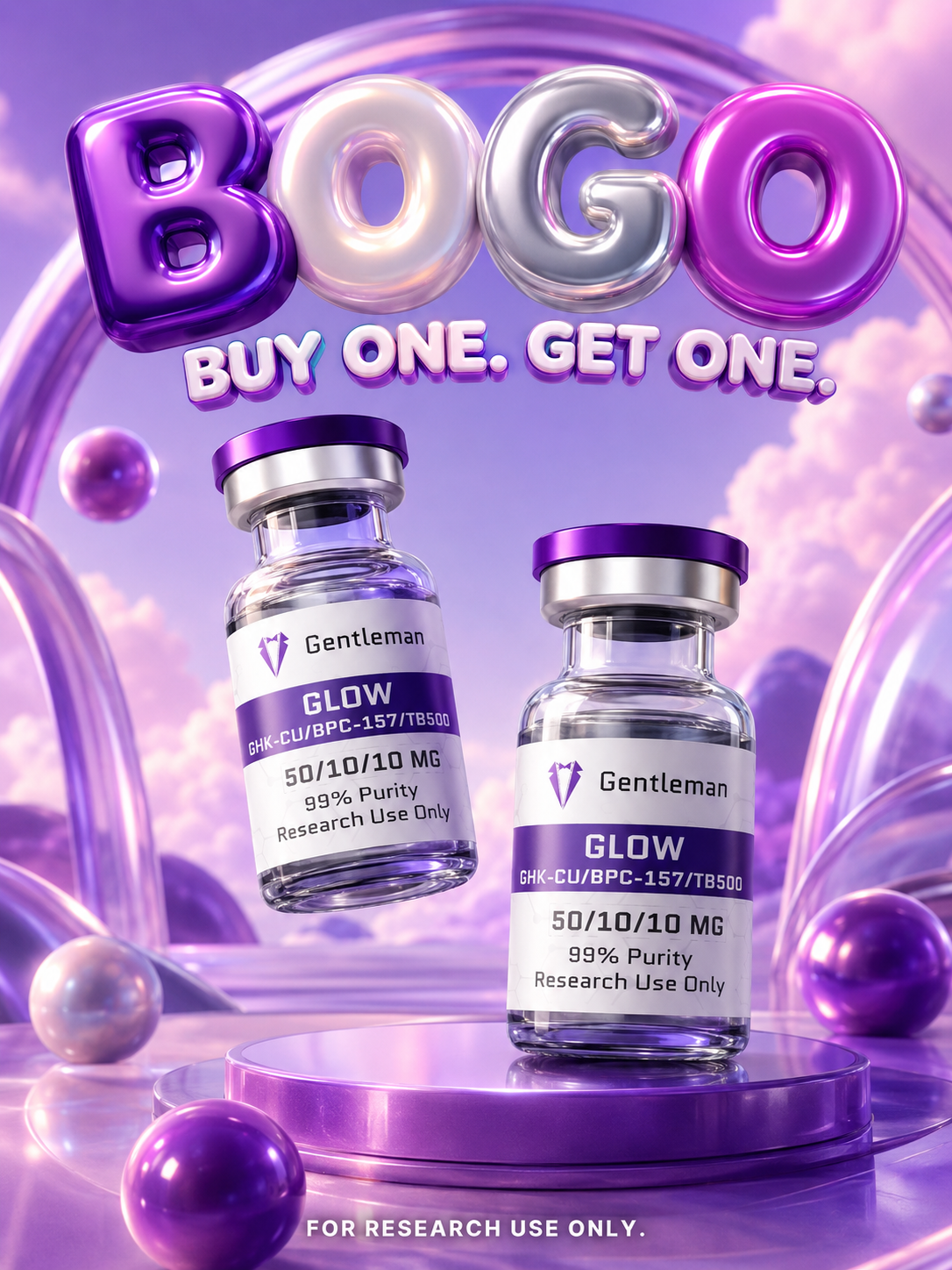 Gentlemen Science Department Facebook ad: BOGO Event Live at Gentleman
