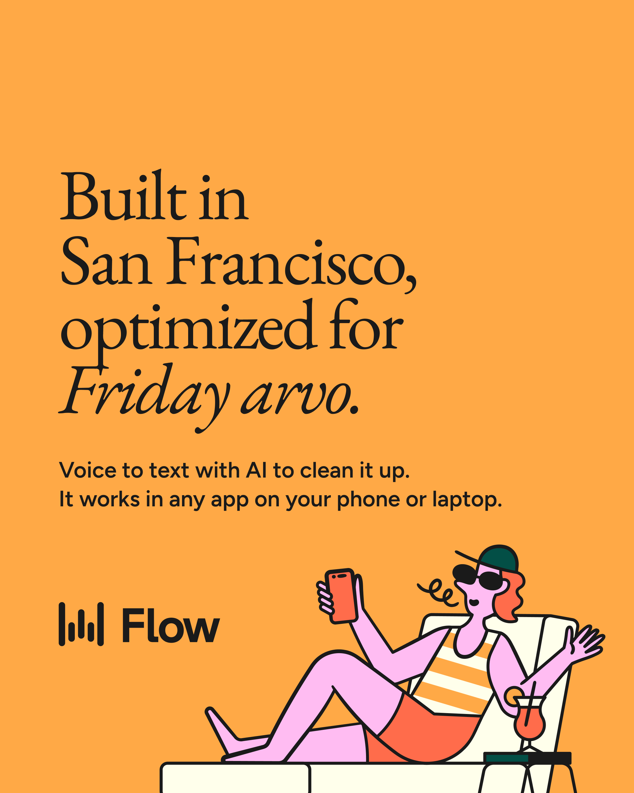 Wispr Flow Facebook ad