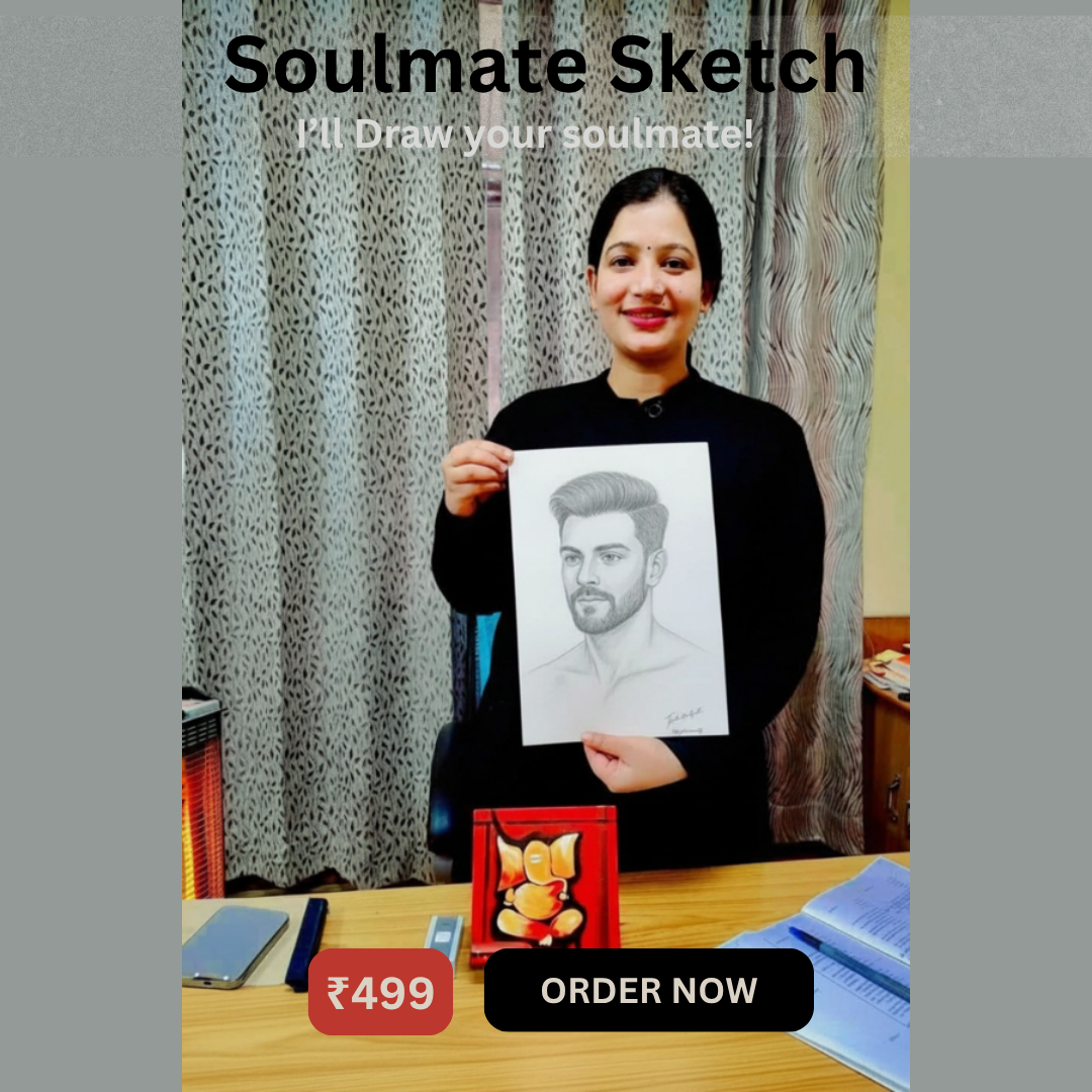 TheAstroamit Facebook ad: Your Own Personalised Soulmate Sketch + Psychic Reading