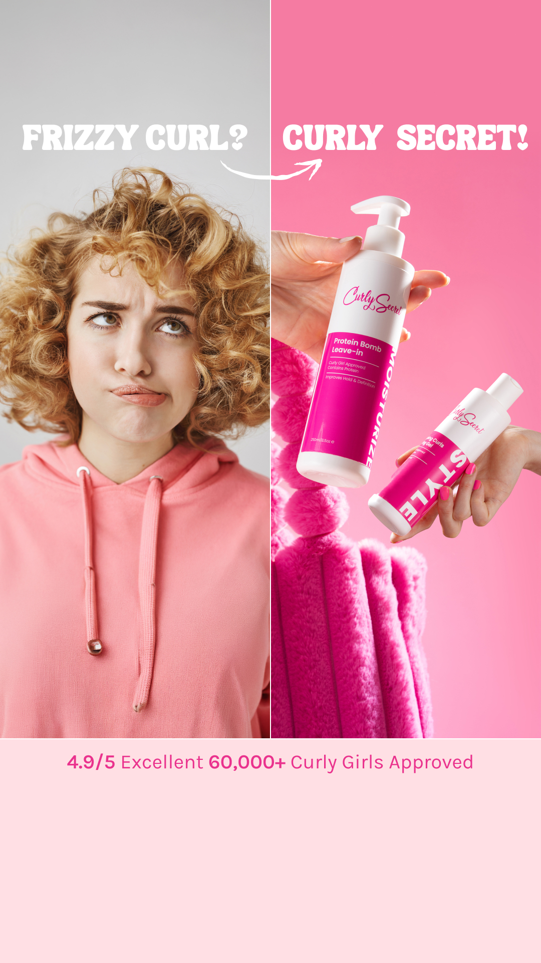 Curly Secret Facebook ad
