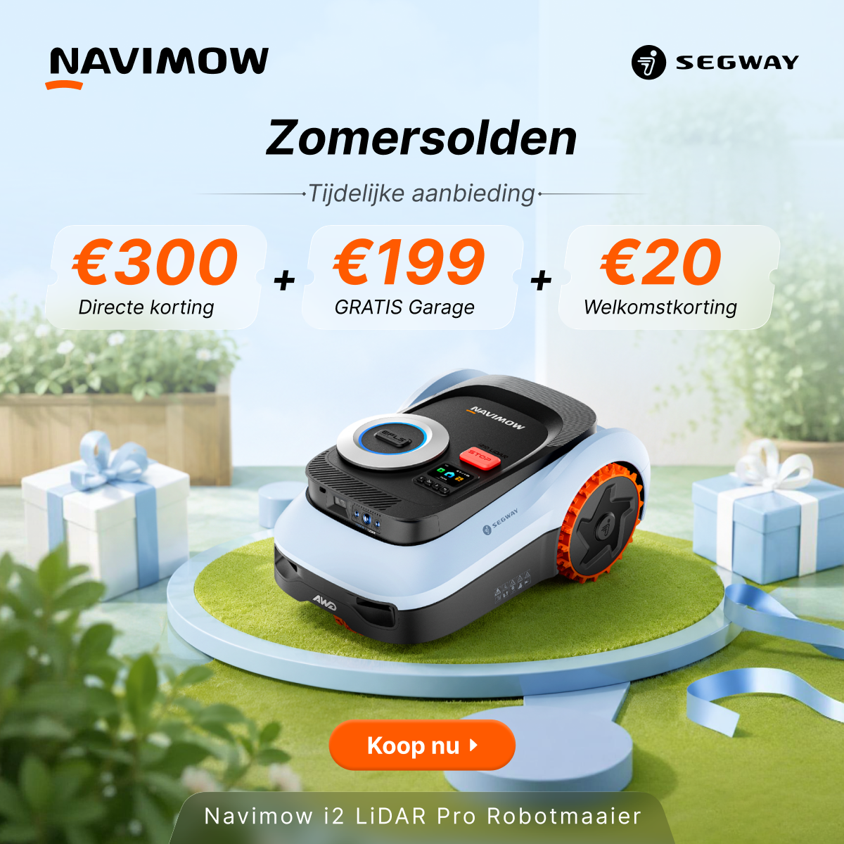 Segway Navimow Facebook ad