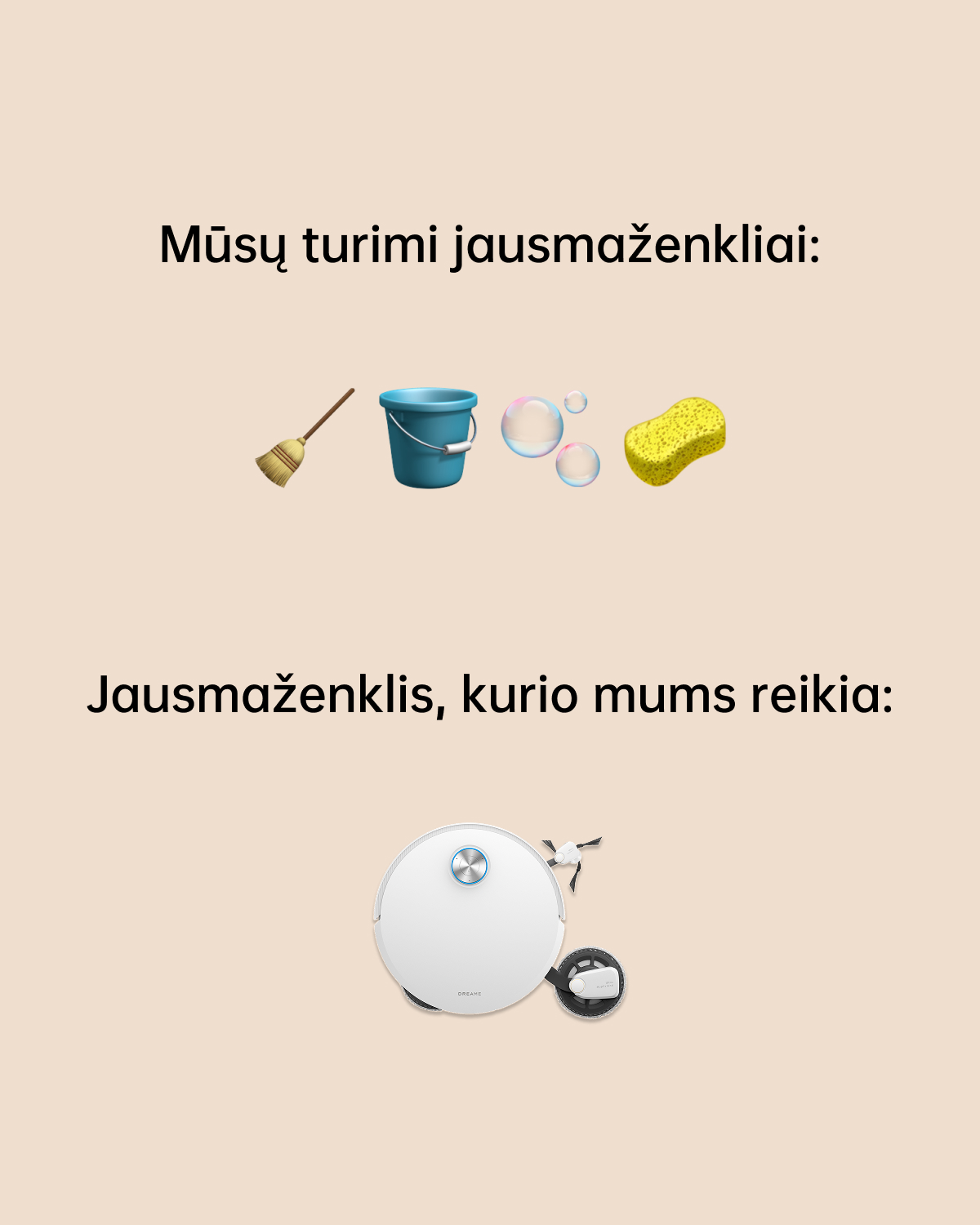 Dreame Tech - Lithuania Facebook ad: Naujos kartos valymo simbolis, Dreame X60 Pro Ultra…
