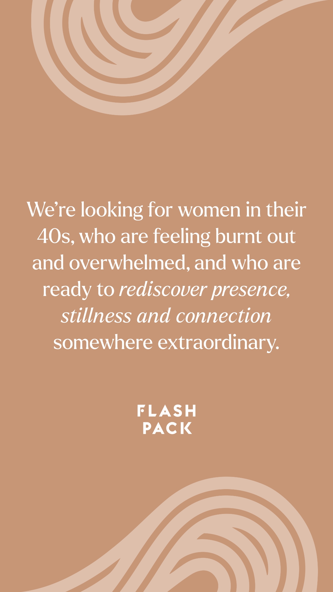 Flash Pack Facebook ad