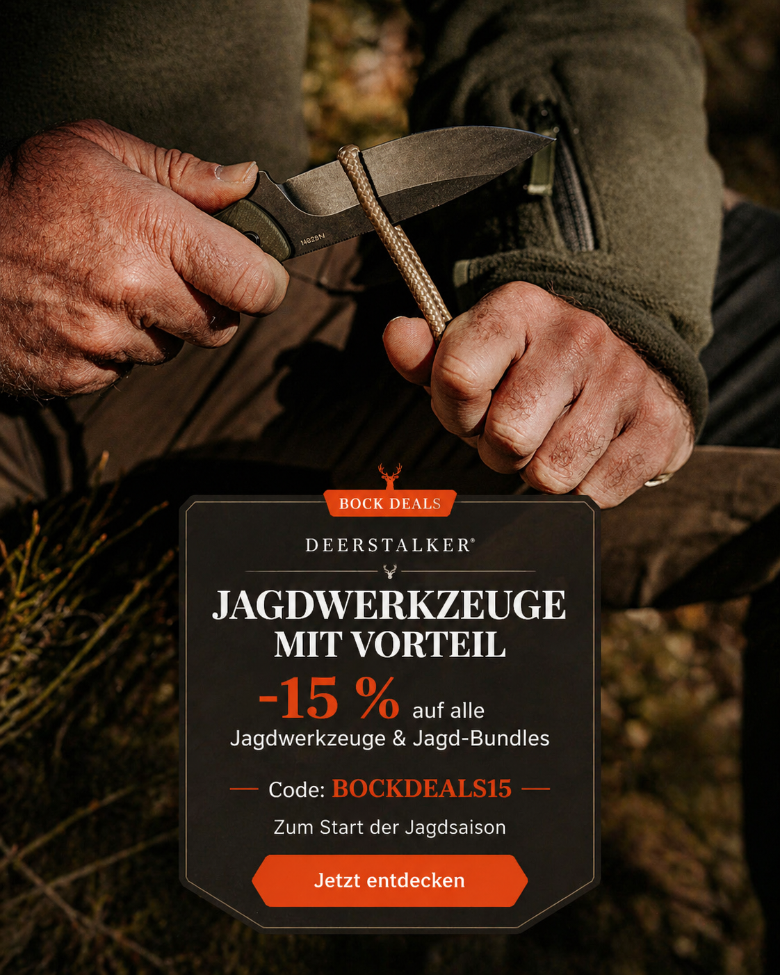 Deerstalker - Knives Built to Endure Facebook ad