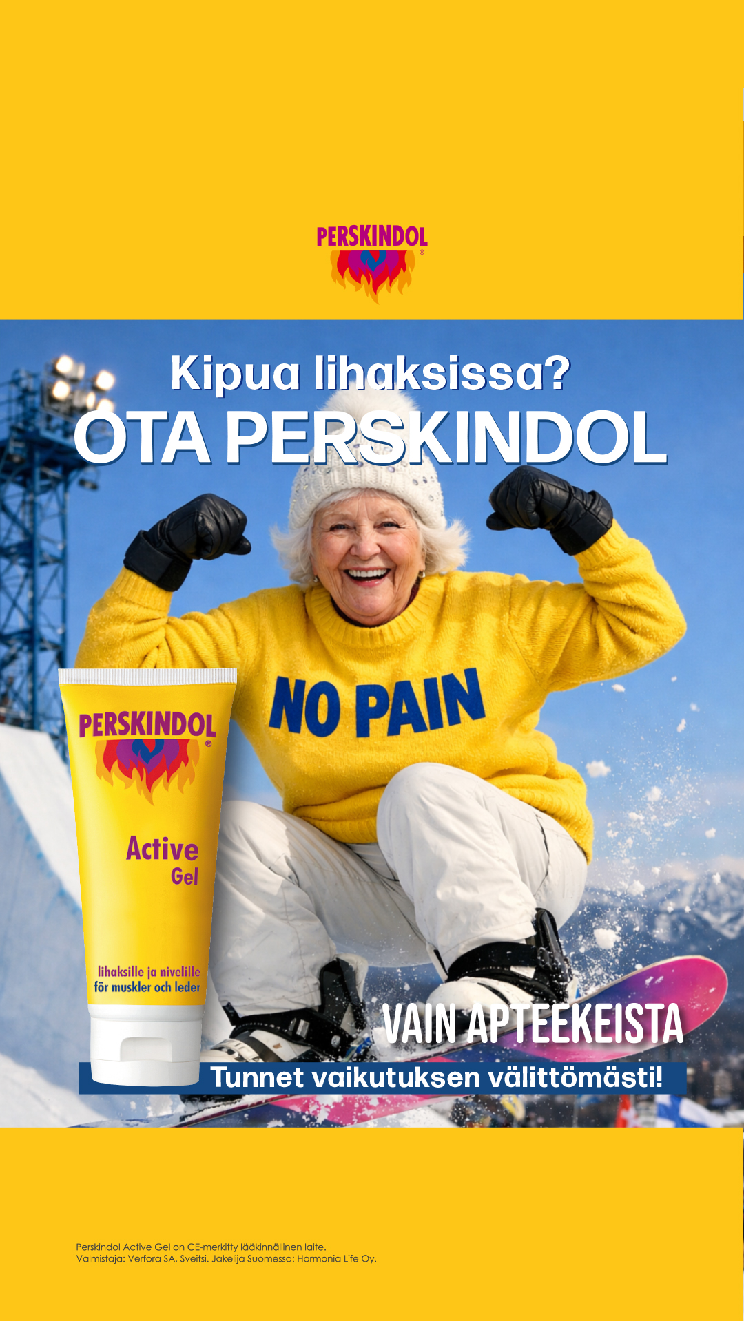 Perskindol Suomi Facebook ad