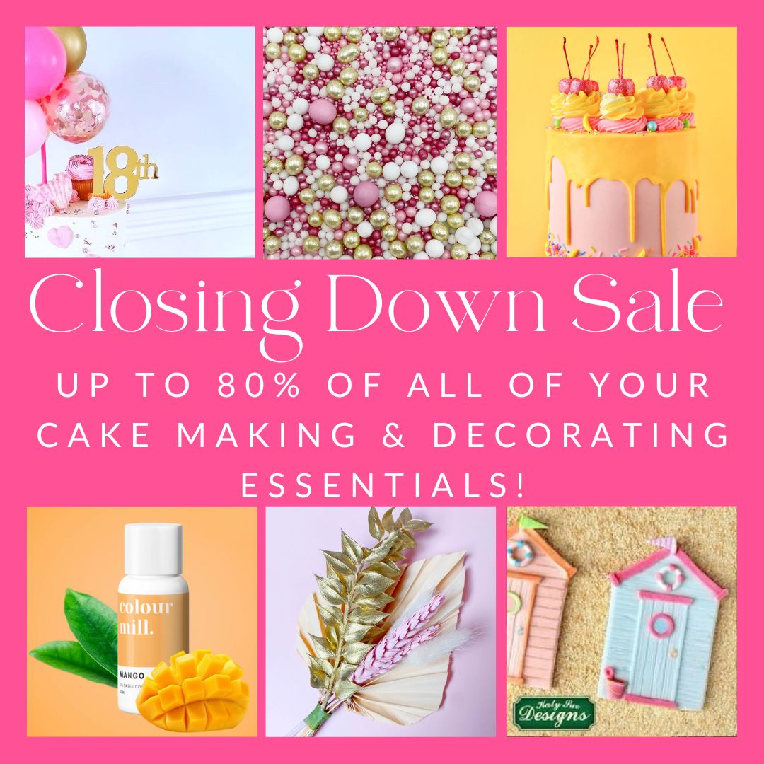 Cake Craft by Charlotte and May Facebook ad: Closing Down Sale - over 80% off your…