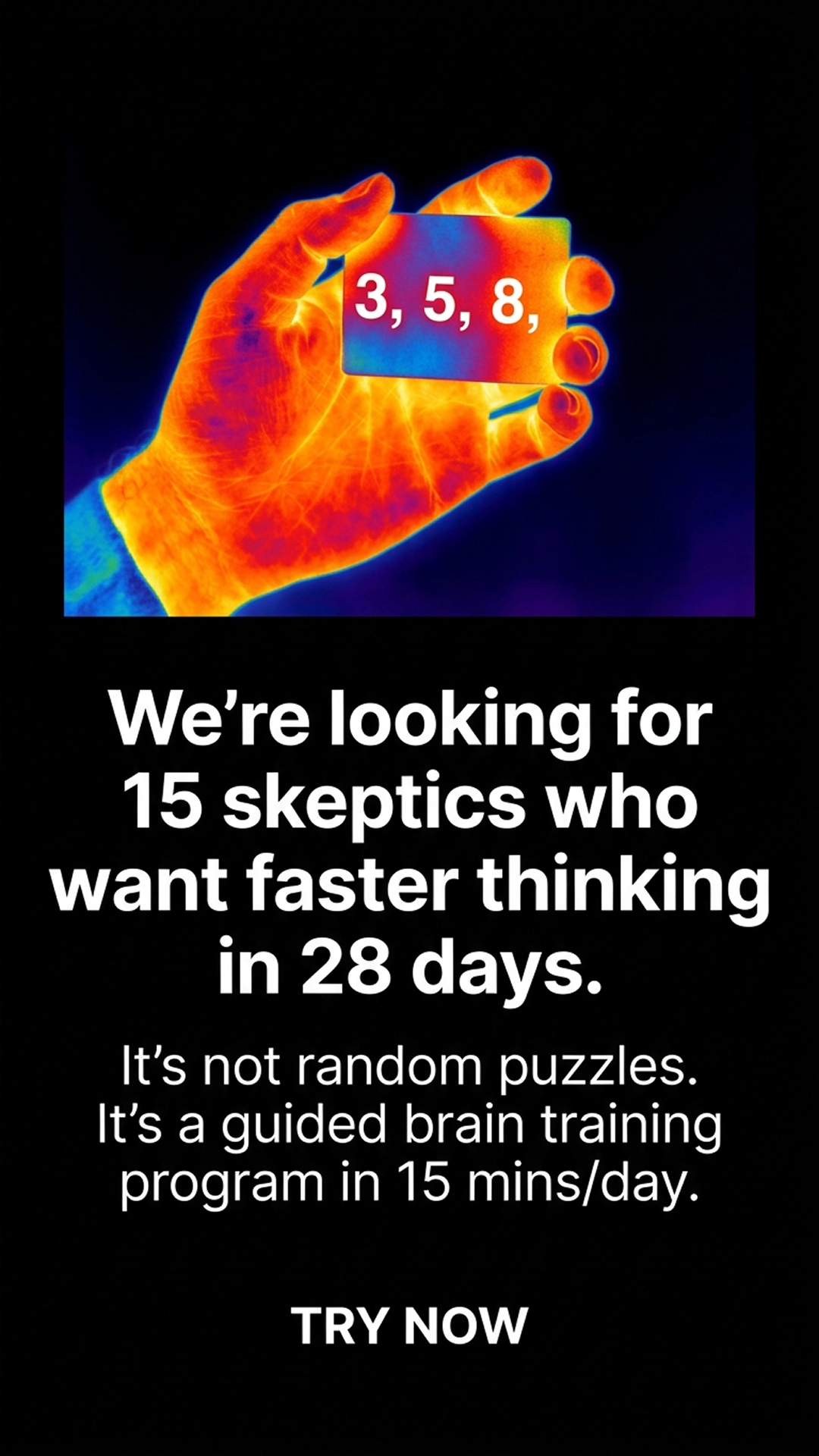 Impulse: Brain Training & Self-Discovery Facebook ad