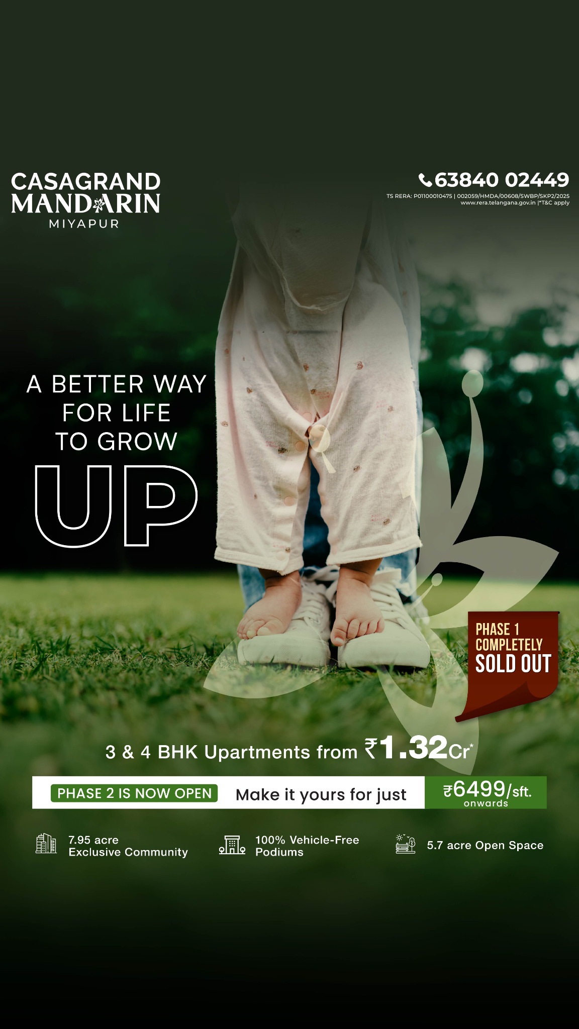 Luxury Apartments in Hyderabad Facebook ad from Apr 9, 2026