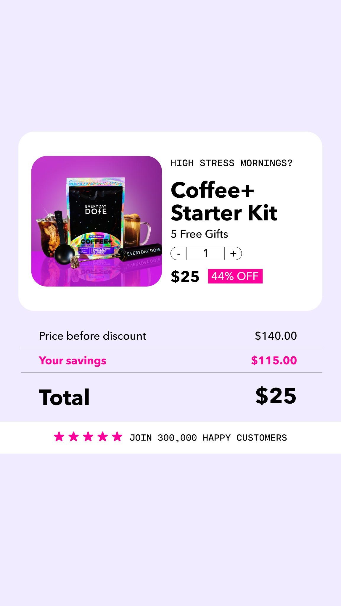 Everyday Dose Facebook ad