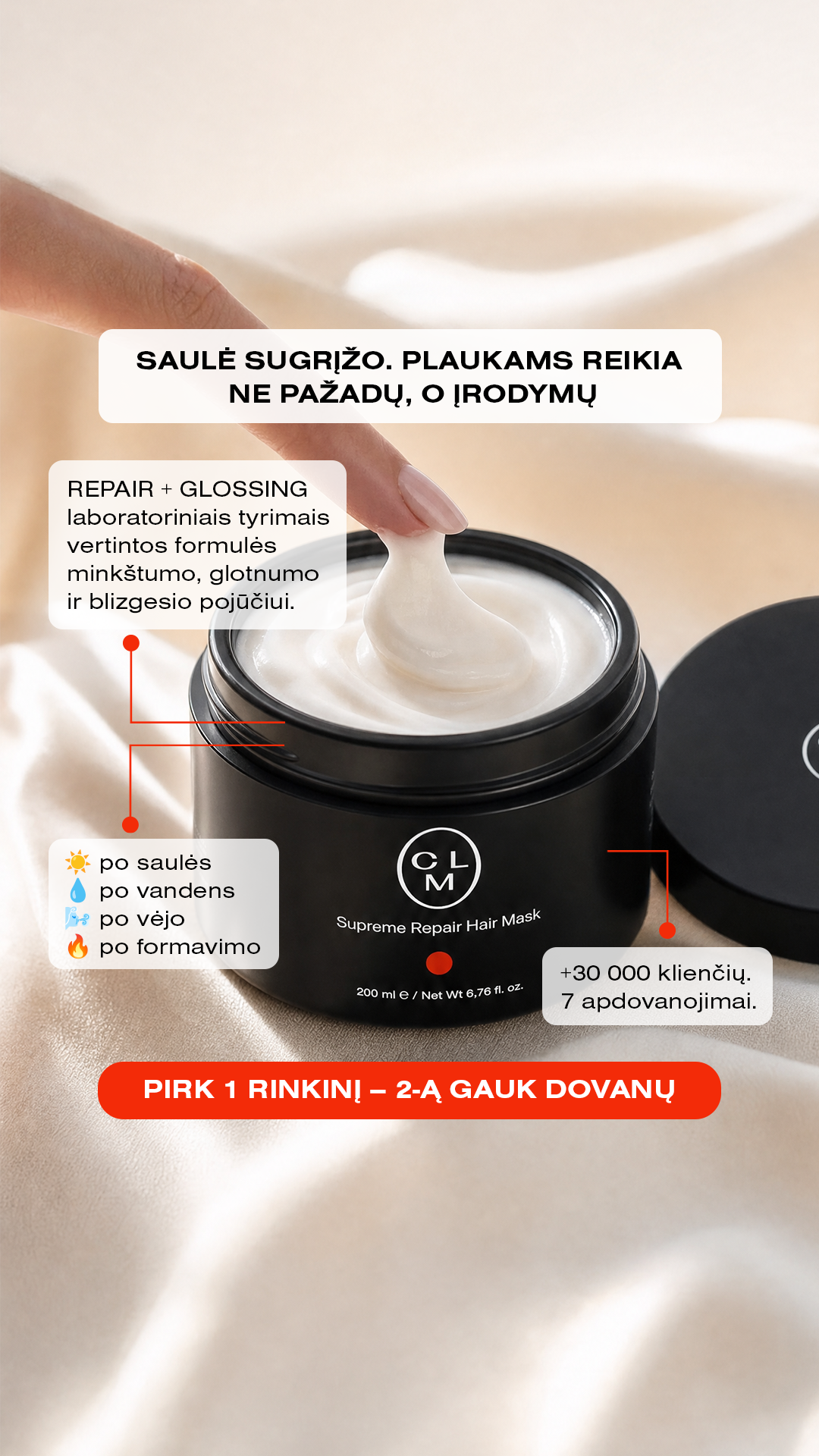 CLM Beauty Lab Facebook ad