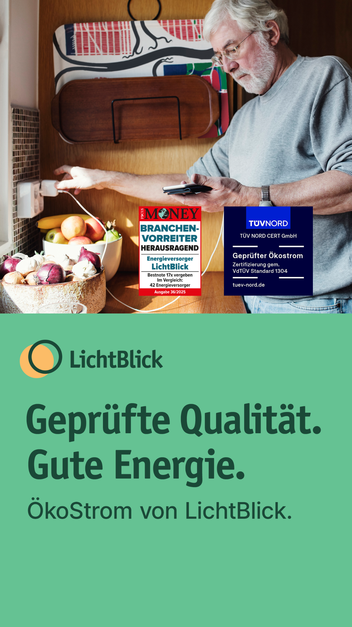 LichtBlick Facebook ad