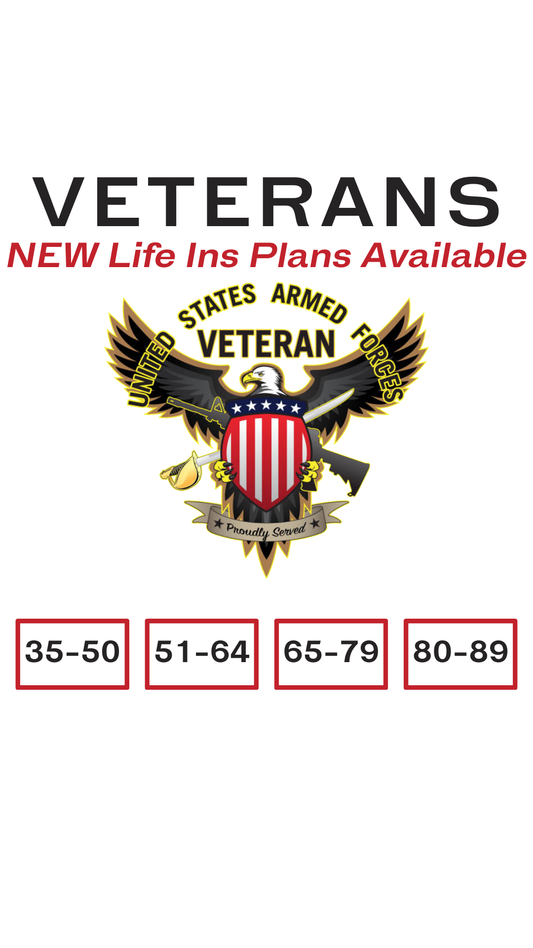 Veterans Insurance Solutions Facebook ad from Jul 23, 2025