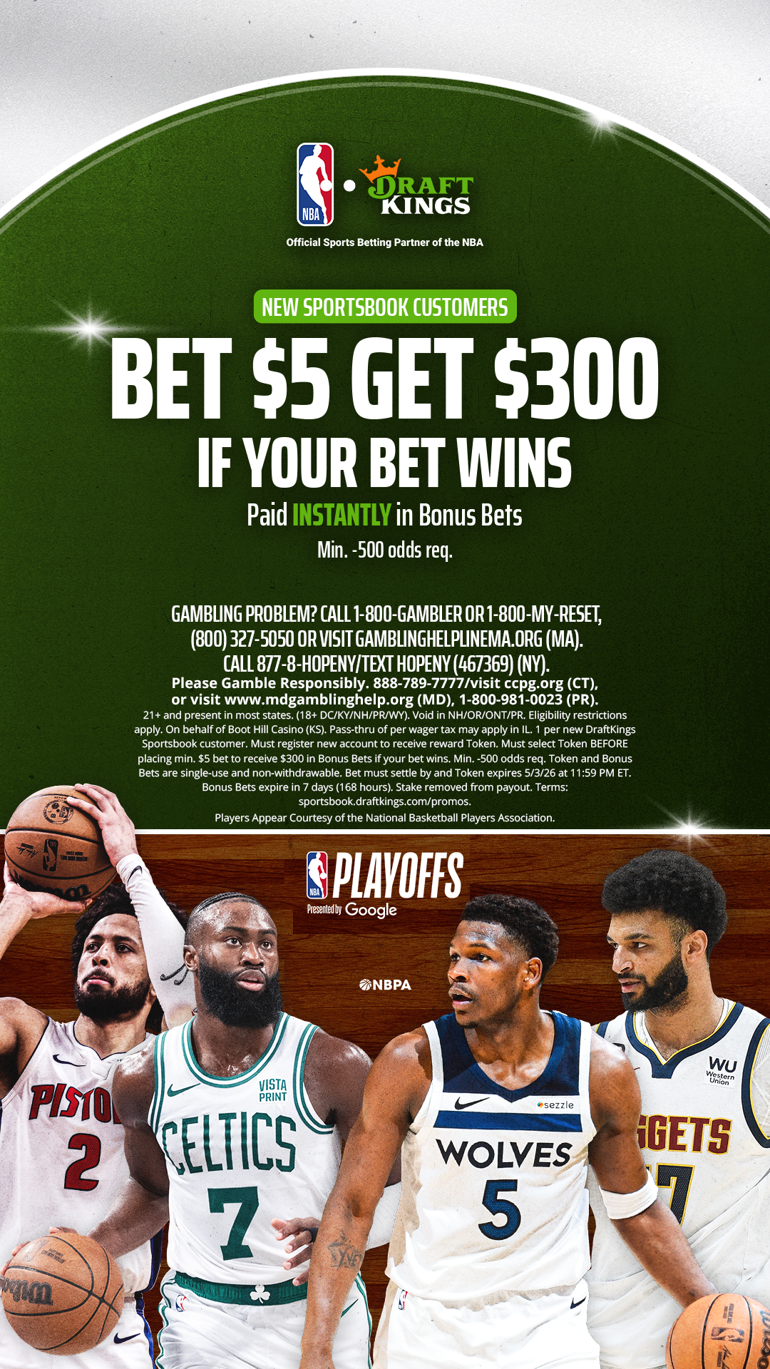 DraftKings Sportsbook Facebook ad
