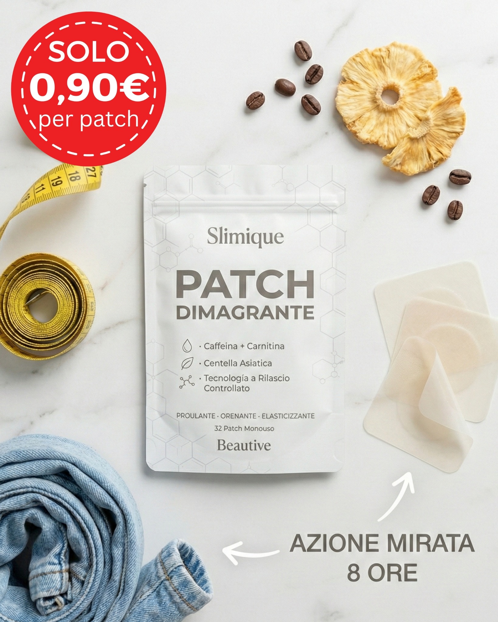 Pharmascout24 Facebook ad: Solo 0.90€ a patch