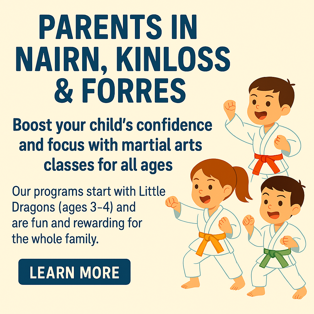 Sansum Martial Arts Forres Facebook ad: Looking for a Confidence‑Boosting Activity for Your Child…