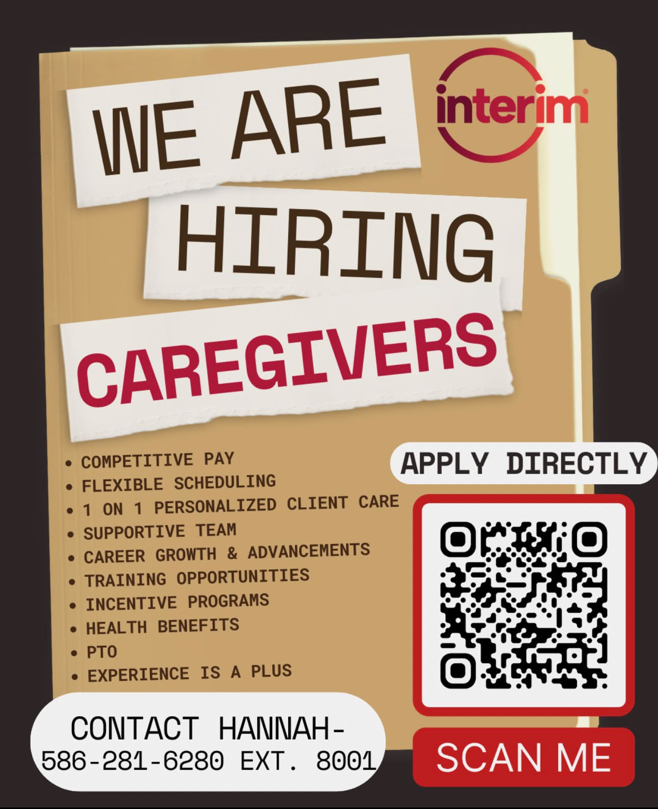Interim HealthCare of Upper Macomb County Facebook ad: Home Healthcare Agency & Medical Staffing