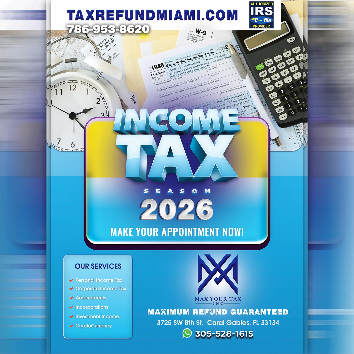 Max Your Tax, Inc. Facebook ad