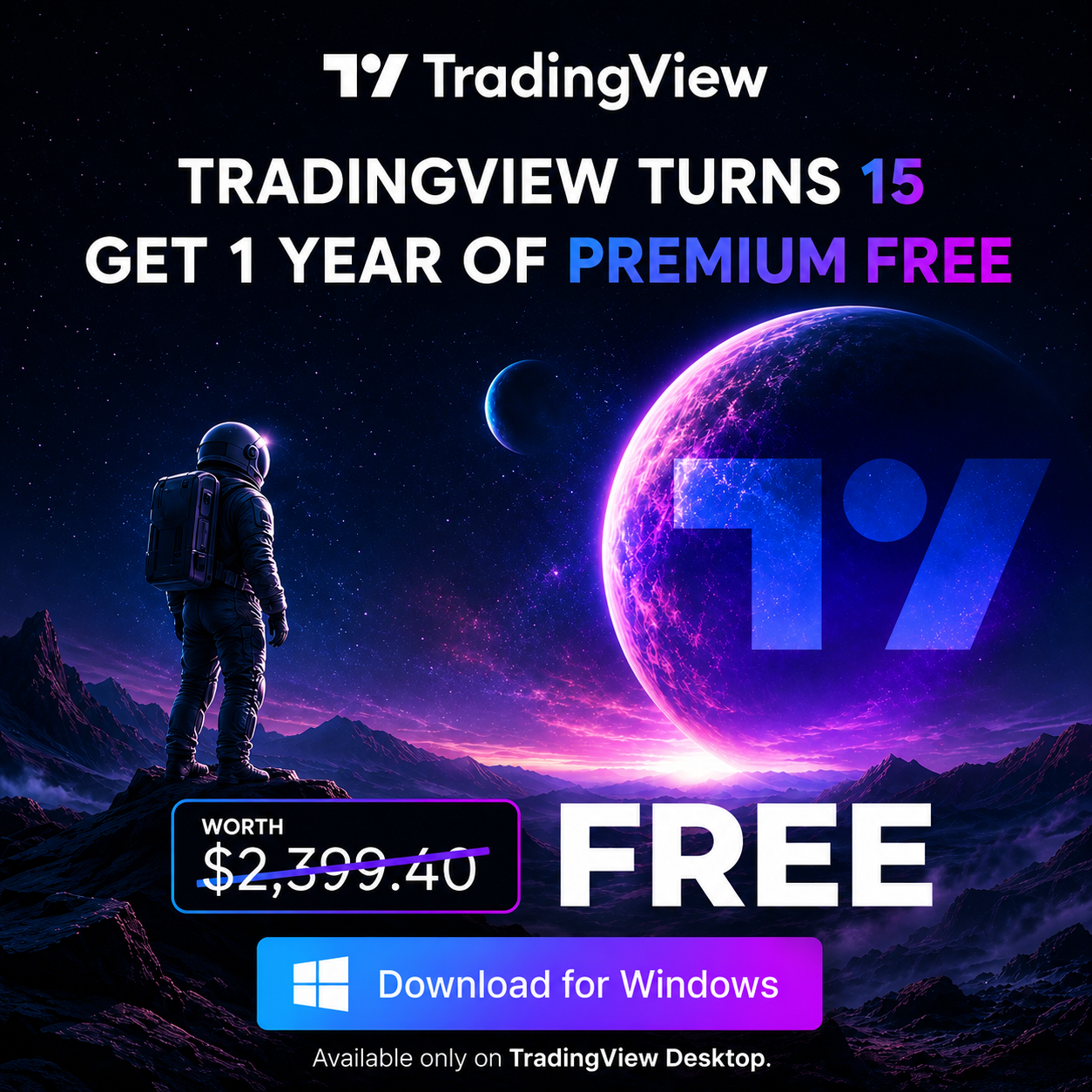 Sponsored by TradingView Facebook ad