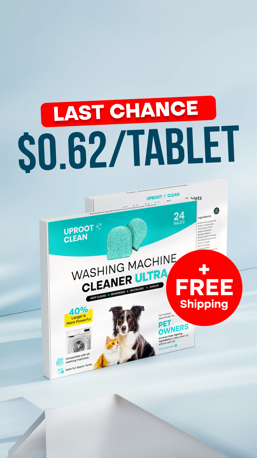 Uproot Clean Facebook ad