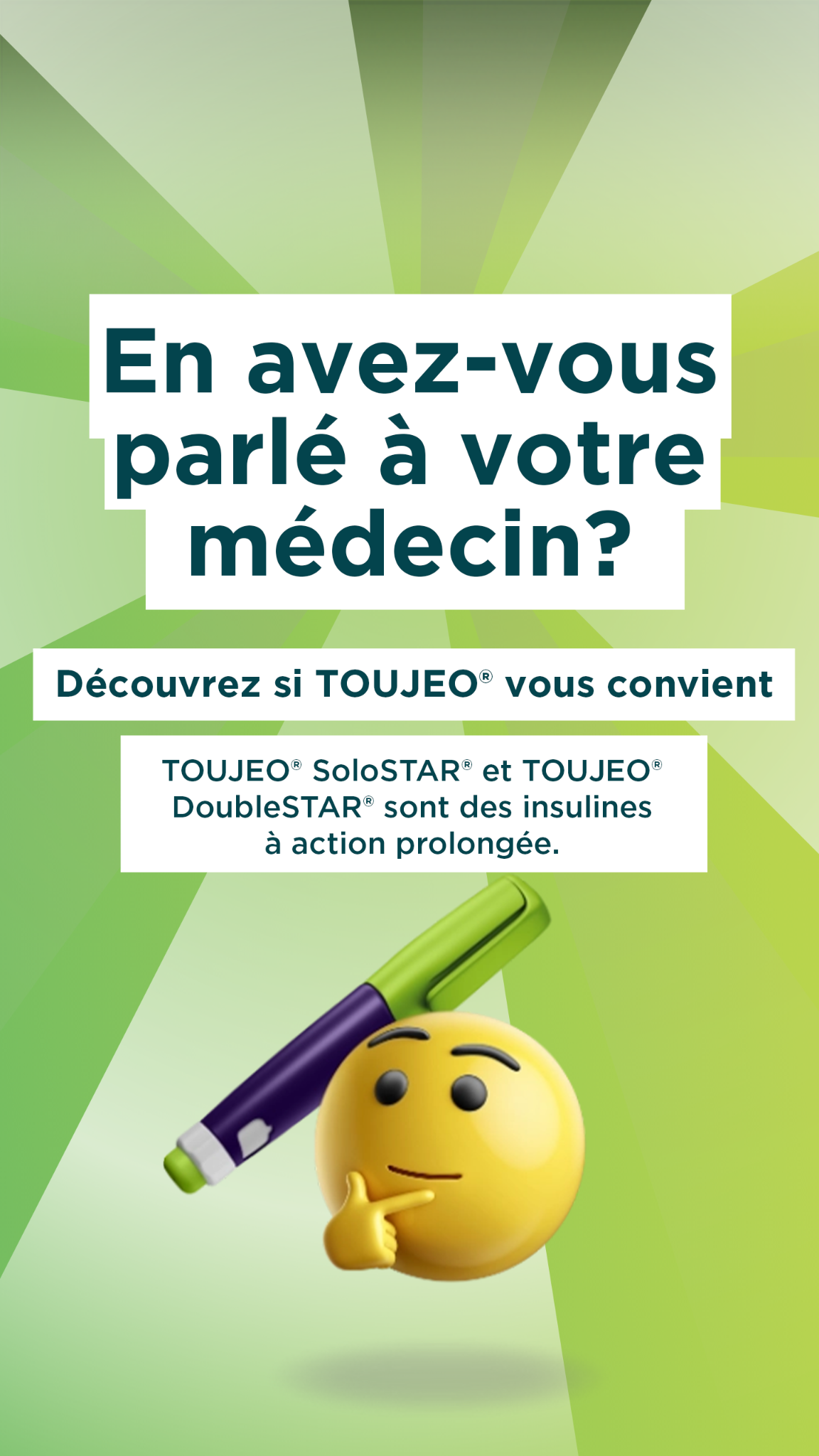 Toujeo Canada Facebook ad