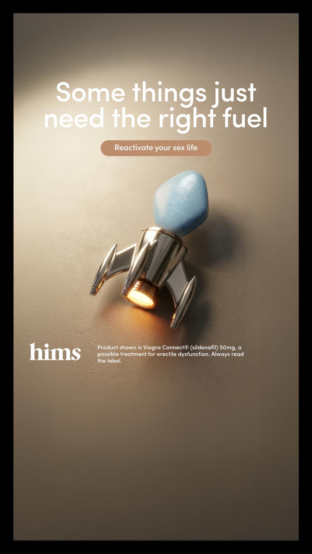 hims Facebook ad