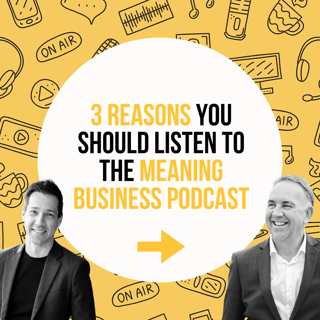 Meaning Business Podcast Facebook ad: Meaning Business Podcast by Benchmark Business Sales &…