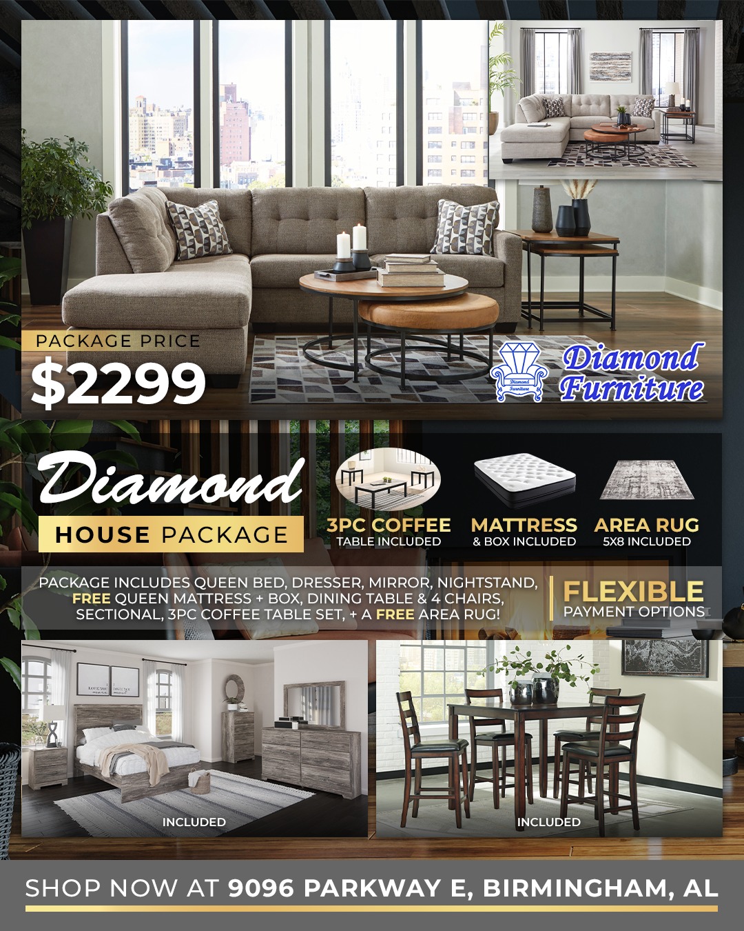 Diamond Furniture Facebook ad