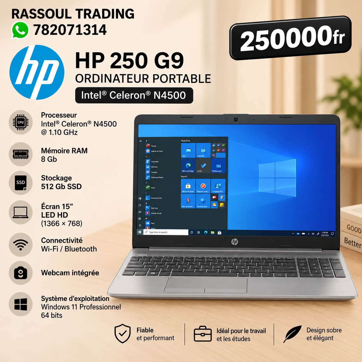 Rassoul Trading Facebook ad: MATÉRIEL INFORMATIQUE DISPONIBLE CHEZ RASSOUL TRADING!