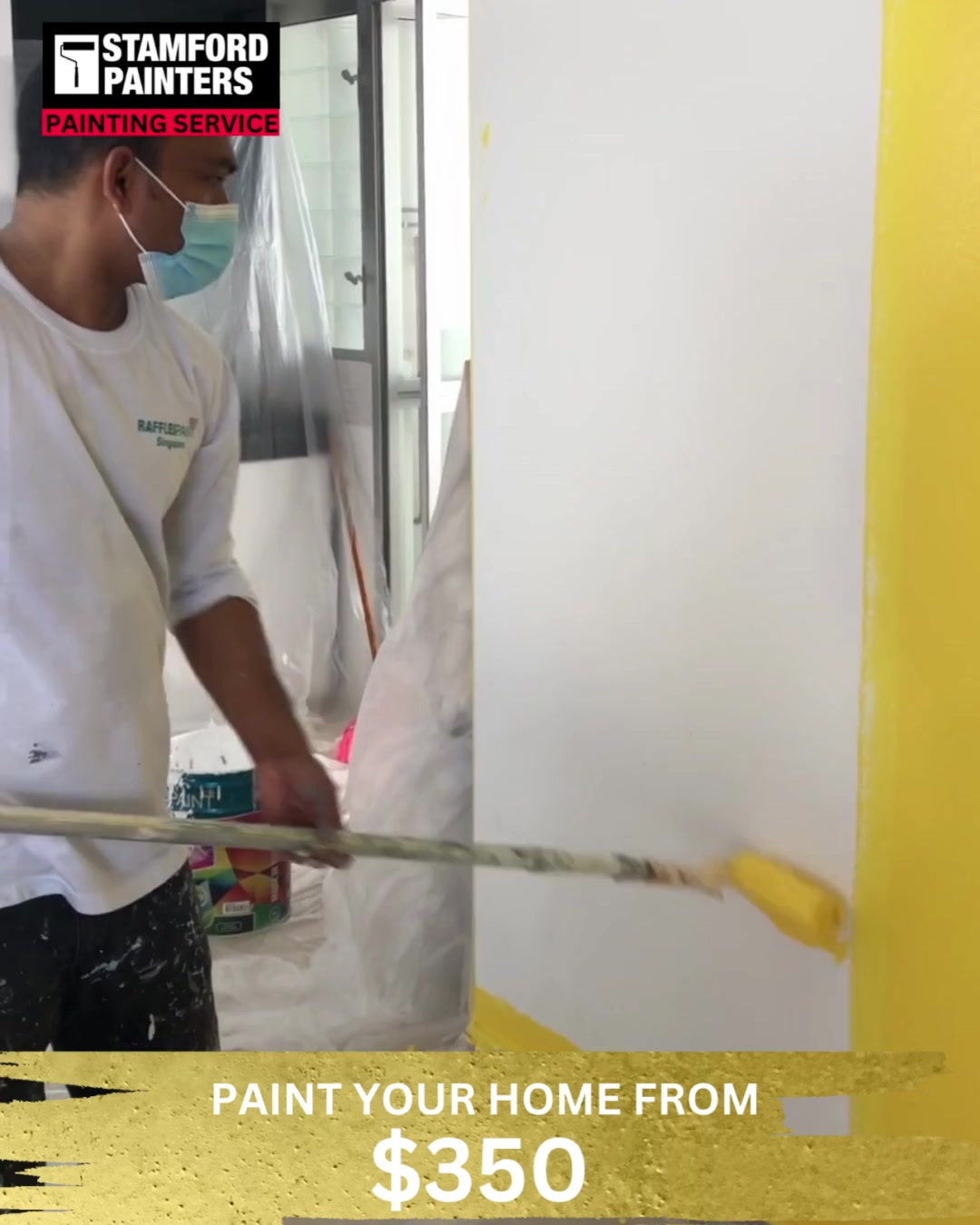 Stamford Painters Facebook ad: Get FREE PAINTING Quote